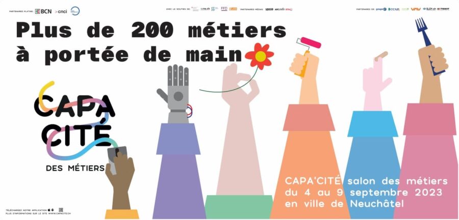 Plus de 200 métiers à découvrir au centre-ville de Neuchâtel